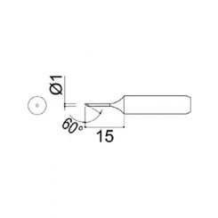 Hakko Medium Tip Shape 1C