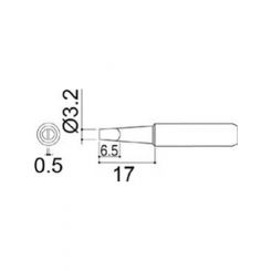 Hakko Medium Tip Shape 3.2D