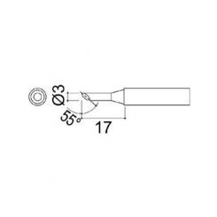 Hakko Soldering Tip Shape-3.4C