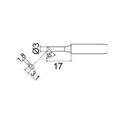 Hakko Solder Tip