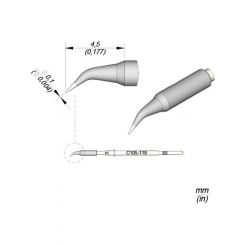 JBC Cartridge Bent 0,1
