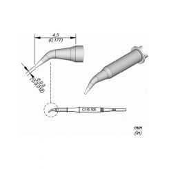 JBC Cartridge Bent 0.3
