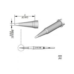 JBC Cartridge Conical 0.5