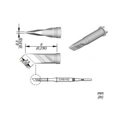 JBC Cartridge Knife 2.5x0.3