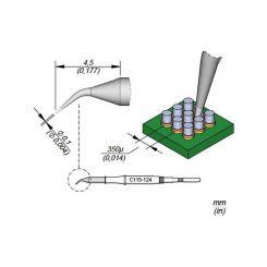 JBC Cartridge Bent 0.1 S1