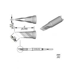 JBC Cartridge Knife 2.5x0.3 S1