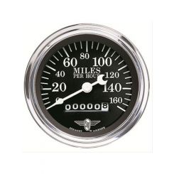 Stewart Warner Gauge Oil Pressure 0-100 PSI. 2-1/16" Electrical Black