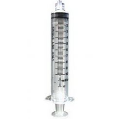 Jensen 10 cc Calibrated Manual Luer Lock Syringe - Bag/25 (10CC-LL-25)
