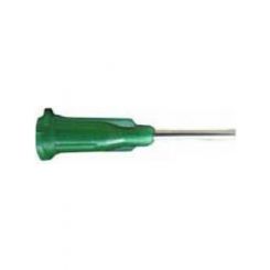 Jensen Dispensing Needle Luer Lock 14AWG x 12.7mm Olive 25pk (14-0.5)