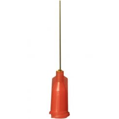 Jensen Dispensing Needle Luer Lock 24AWG x 25.4mm Red 25pk (24-1.0)