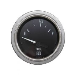 Stewart Warner Gauge Fuel Level 73/10 2-1/16" Electrical Black
