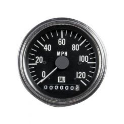 Stewart Warner Speedo 3-3/8"  0-120 Mph Electric Progammable Black