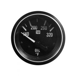 Stewart Warner Gauge HD Series Oil Temp 140-320° F 2-1/16" Elec Black