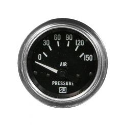 Stewart Warner Gauge Air Pressure 0-150 PSI. 2-1/16" Electrical Black