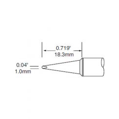 Meanwell Metcal Tip Chisel 1mm (0.039 In)