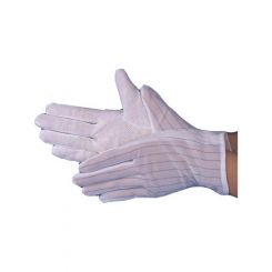 Mektronics Anti-static Dotted Palm Gloves Large