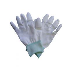 Mektronics ESD White Nylon Top Fit Gloves, Small