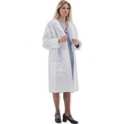 Mektronics Anti-Static Poly/Cotton Lab Coat 4XL White