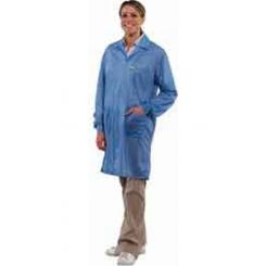 Mektronics Anti-Static Poly/Cotton Lab Coat Medium Blue