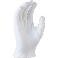 Mektronics Hemmed Cotton Interlock Gloves - Ladies