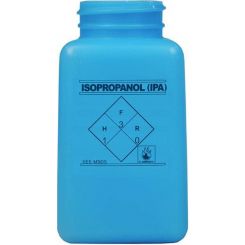 Menda durAstatic Dissipative Blue HDPE Bottle Printed with "IPA" 180mL