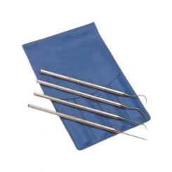 Menda Kit of Four Stainless Steel Probers with Pouch