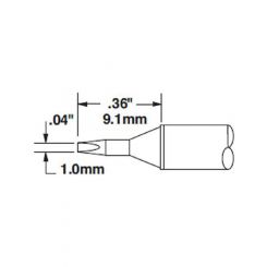 Metcal Cartridge Chisel 1MM 30Deg