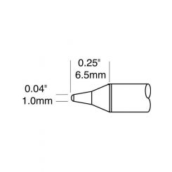 Metcal Cartridge Conical 1MM X 6.5MM Lg