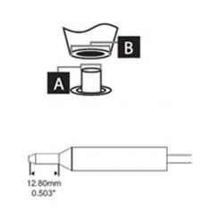 Metcal Tip Desolder Long Reach Id 1.02MM (.04")