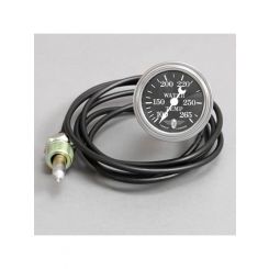 Stewart Warner Gauge Water Temp 100-265 F 2-1/16" Mechanical Black