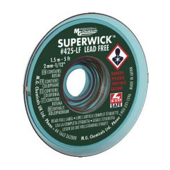 MG Chemicals Superwick Lead Free - #3 Green, Static Free, 2.0mm