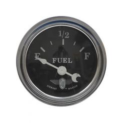 Stewart Warner Gauge Fuel Level Empty/Full 2-1/16" Electrical Black