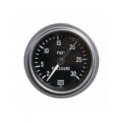 Stewart Warner Gauge Fuel Pressure 2-30 PSI 2-1/16" Mechanical Black