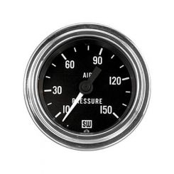 Stewart Warner Gauge Air Pressure 10-150 PSI 2-1/16" Dia Black Mech