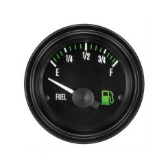 Stewart Warner Gauge HD Plus Fuel Level 240/33.5 2-1/16 In Elec Black