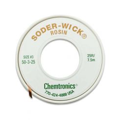 Soder-Wick Rosin Flux Desolder Braid 2mm-25ft ()