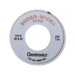 Soder-Wick Rosin Flux Desoldering Braid, 3.7mm-25ft ()