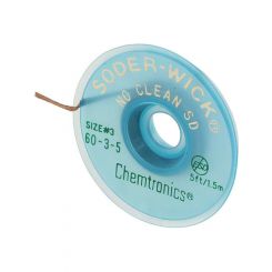 Soder-Wick No Clean Desolder Braid 2mm-5ft ()