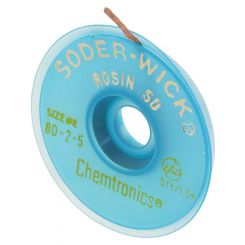 Soder-Wick Rosin Flux Desolder Braid 1.5mm-5ft ()
