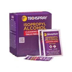 Techspray Isopropyl Alcohol (IPA) Wipes 99.8% - 50 Pack