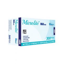 TGC MicroLite Nitrile Disposable Gloves - Medium, Box of 300