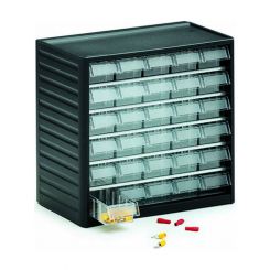 Treston 30 Clear Drawer Small Parts Storage Cabinet