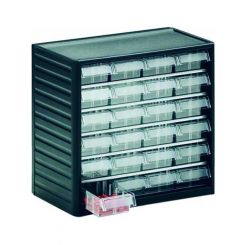 Treston 24 Clear Drawer Small Part Storage Cabinet
