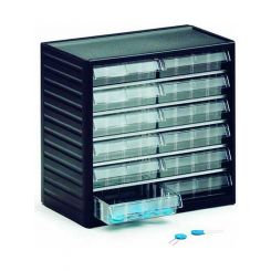 Treston 12 Clear Drawer Small Parts Storage Cabinet