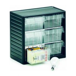 Treston 6 Clear Drawer Small Parts Storage Cabinet