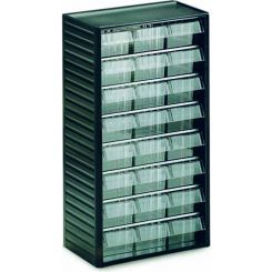 Treston 24 Clear Drawer Small Parts Storage Cabinet