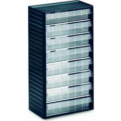 Treston 8 Clear Drawer Storage Bin Cabinet