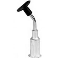Virtual Industries Vacuum Tip ESD 1/2" Bent Black Buna-N (V8903LB)