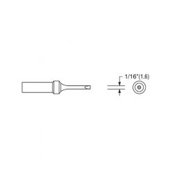 Weller Solder Tip 1.6mm Narrow Screwdriver