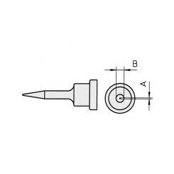 Weller Solder Tip 0.2mm Narrow Conical